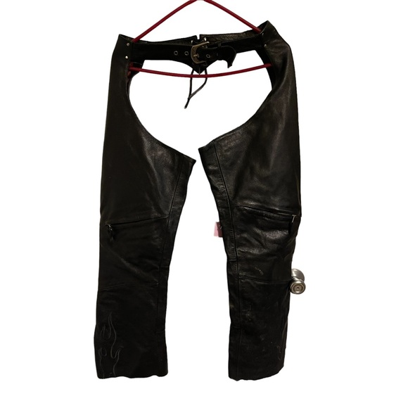 Power Trip Leather Chaps - Picture 1 of 16